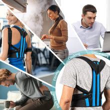 Load image into Gallery viewer, Like New/Unboxed- FEATOL Posture Corrector – Adjustable Support Brace for Pain Relief from Neck, Back &amp; Shoulder
