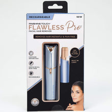 Load image into Gallery viewer, Like New/Unboxed- Finishing Touch Flawless Women&#39;s Painless Hair Remover with Rechargeable Battery (Parisian Blue)
