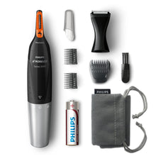 Load image into Gallery viewer, Like New/Unboxed- Philips Norelco Nose Hair Trimmer 5100, Washable Men&#39;s Precision Groomer for Nose, Ears, Eyebrows, Neck, and Sideburns - NT5175/49
