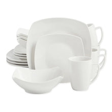 Load image into Gallery viewer, Like New/Unboxed- SALT Soft Square 16-Piece Dinnerware Set (White)
