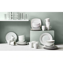 Load image into Gallery viewer, Like New/Unboxed- SALT Soft Square 16-Piece Dinnerware Set (White)
