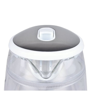 Like New/Unboxed- Tribest Raw Tea Kettle, Glass Electric Brewing System - GKD-450 (White/Clear)