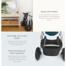 Load image into Gallery viewer, Like New/Unboxed- UppaBaby Vista V2 Stroller (Gregory Blue Melange)
