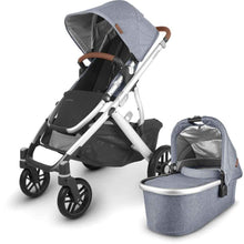 Load image into Gallery viewer, Like New/Unboxed- UppaBaby Vista V2 Stroller (Gregory Blue Melange)
